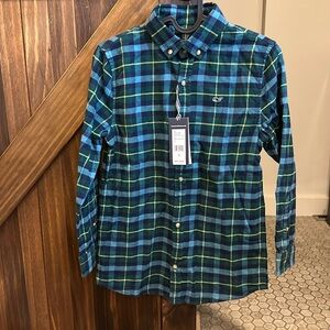 Vineyard vines flannel long sleeve shirt